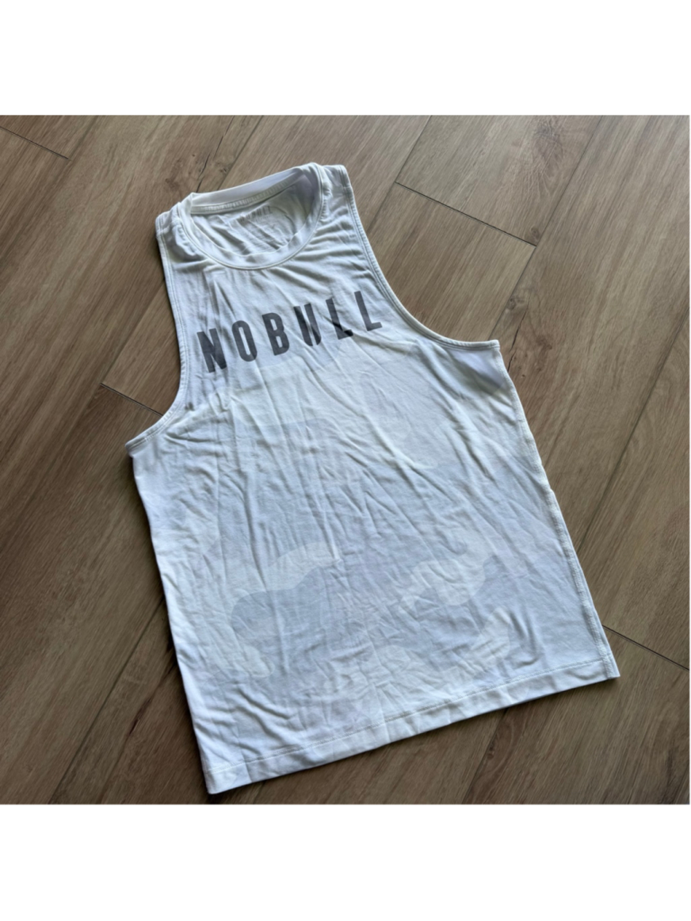 NOBULL White Camo Muscle Tank sz XS
